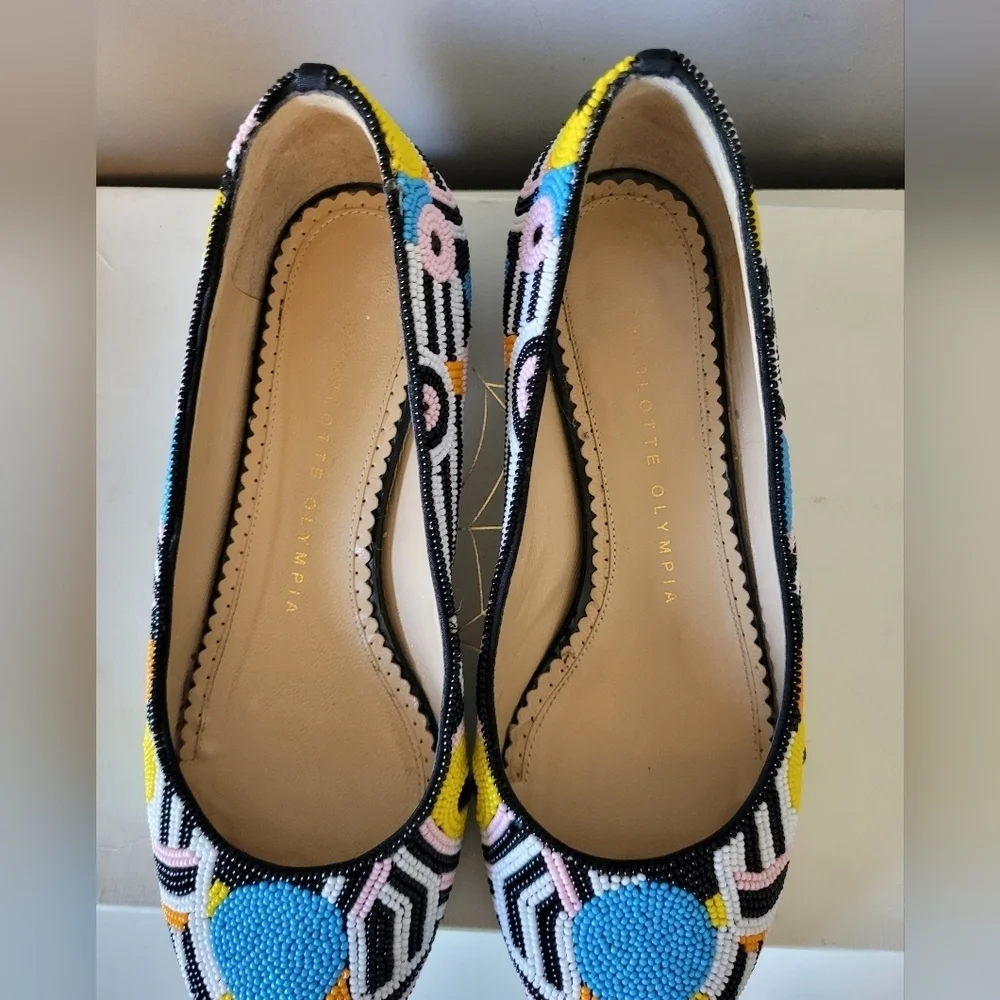 Charlotte Olympia Pick N Mix Jackie Loafers, VGUC, Size 5